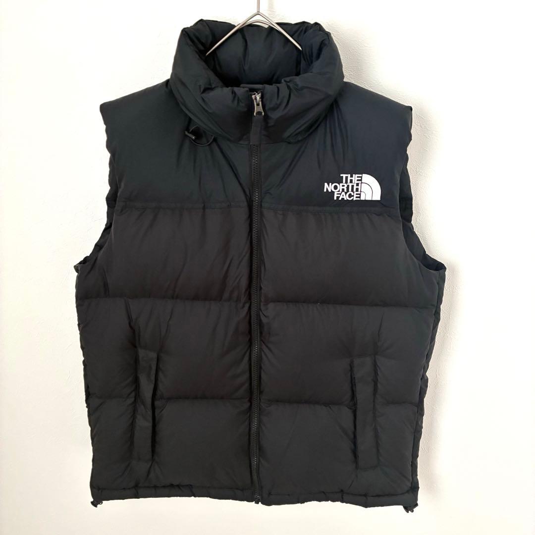 美品 THE NORTH FACE ダウンヌプシベスト M　ブラック
