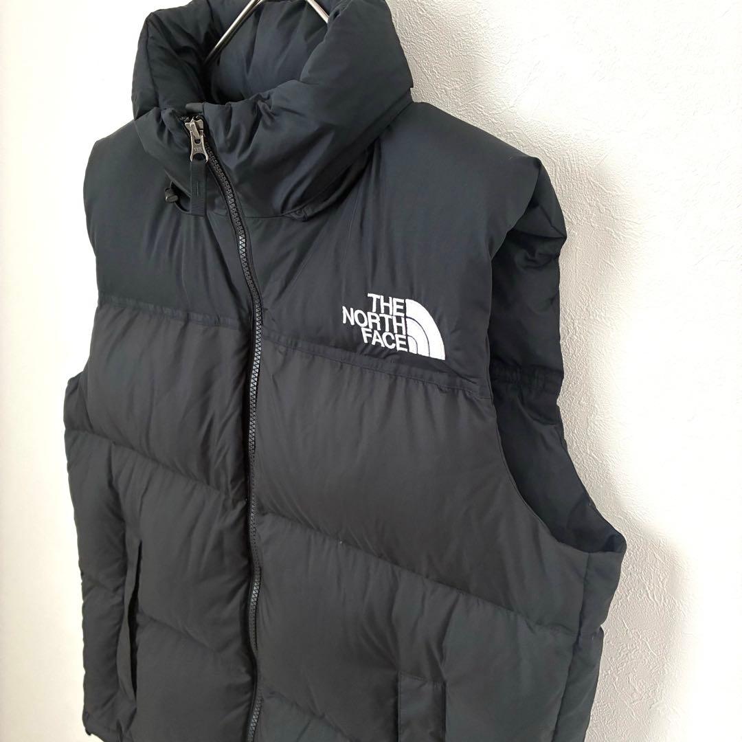 美品 THE NORTH FACE ダウンヌプシベスト M　ブラック