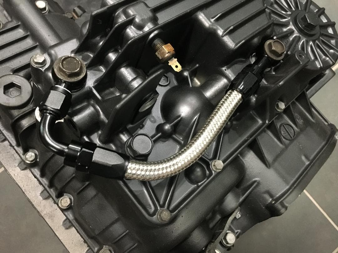 GPZ900R用 オイルクーラーレスキット　オイルクーラーバイパスホース