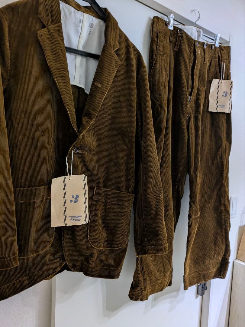 Gurank 　グランク　Corduroy coverall JK　セットアップ