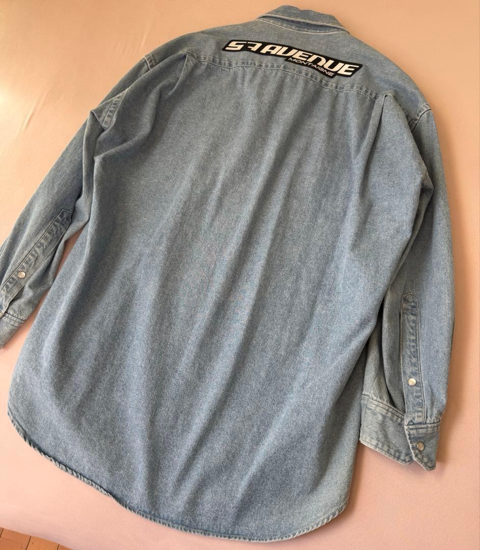 BALENCIAGA オーバーサイズ　デニム　シャツ　ジャケット　44 M L