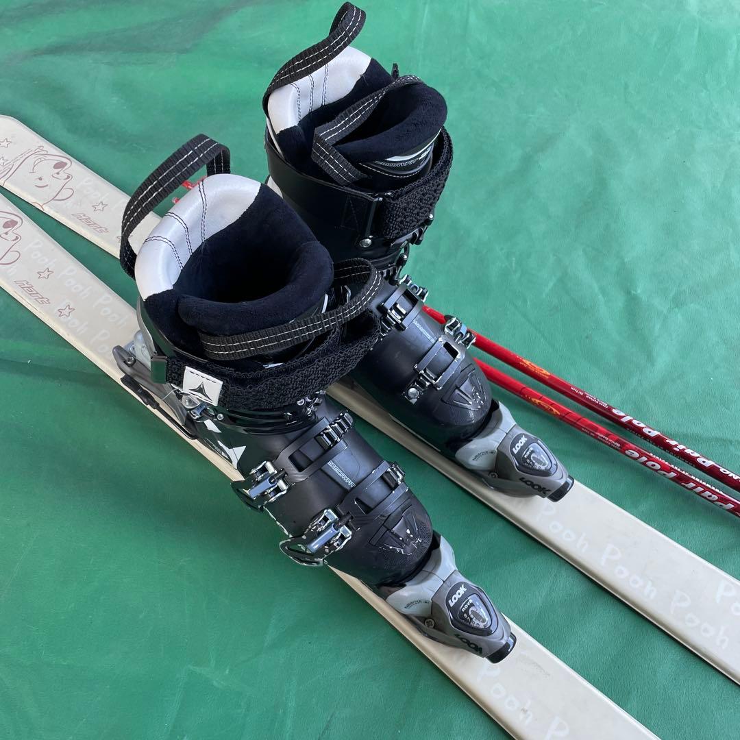 スキーセット　スキー板150 スキーブーツ23.5 プーさん　スキー