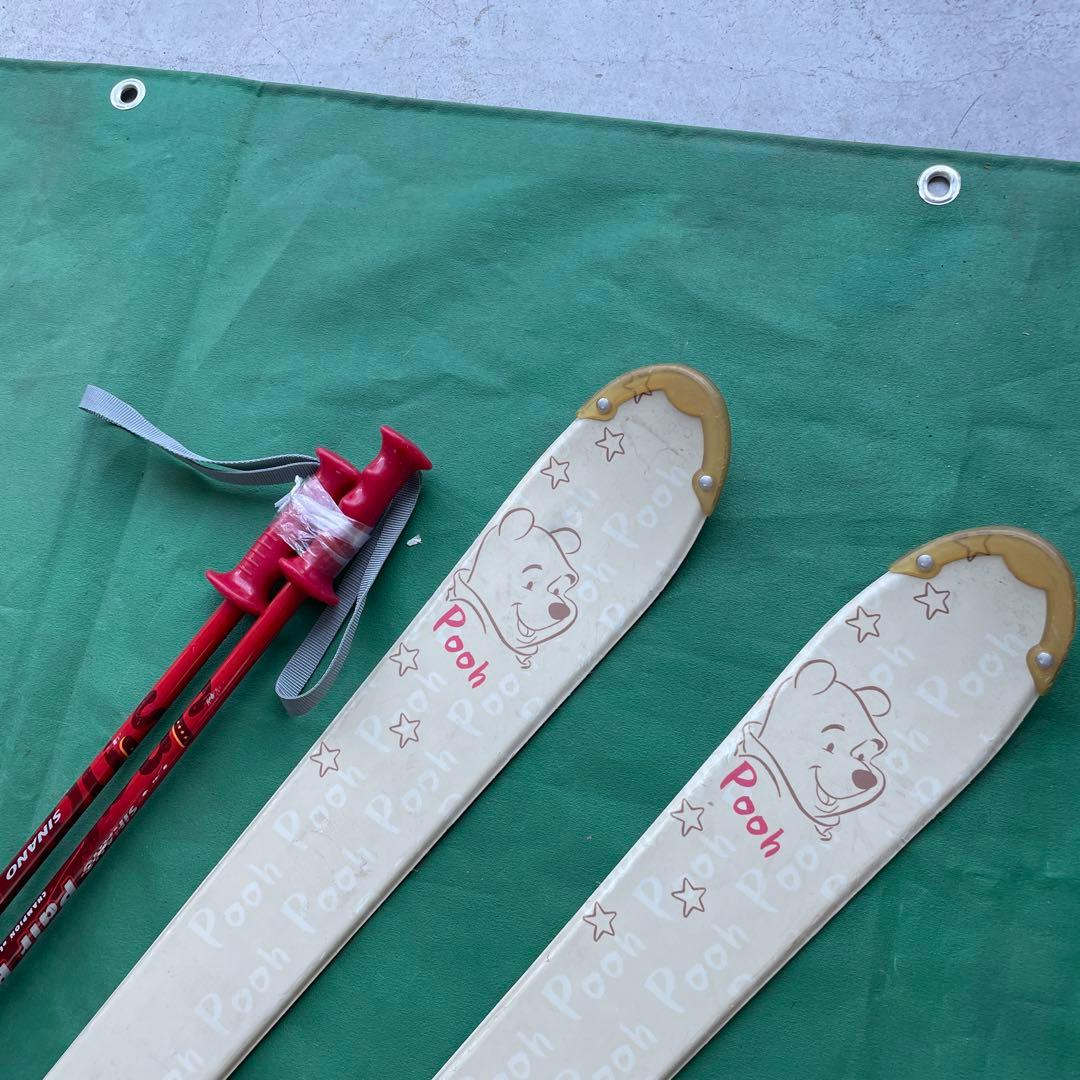 スキーセット　スキー板150 スキーブーツ23.5 プーさん　スキー