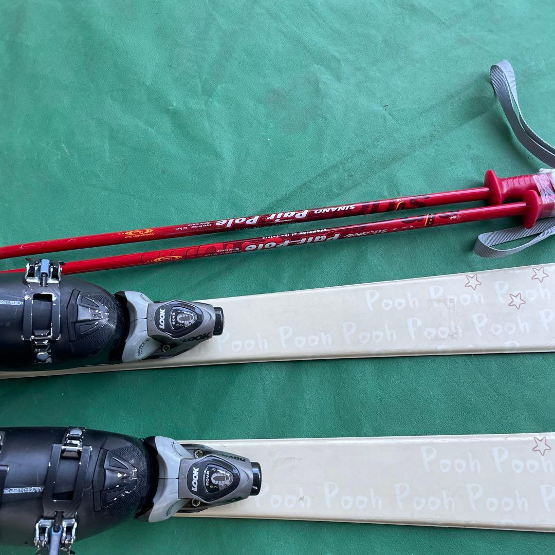 スキーセット　スキー板150 スキーブーツ23.5 プーさん　スキー