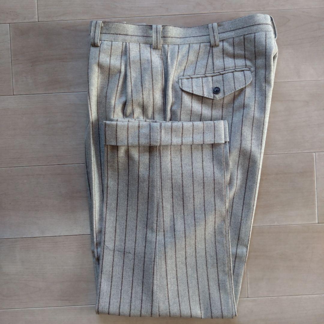 アイボリー　ＡＢ６　チョークストライプ　ブルックスブラザーズ　JPRESS