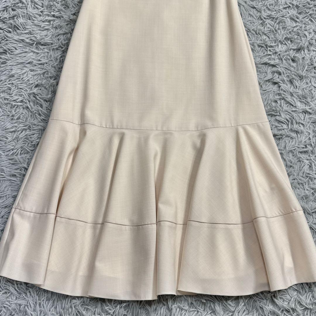 フォクシー ローウエストフレア タルトドレス Aラインワンピース 美シルエット