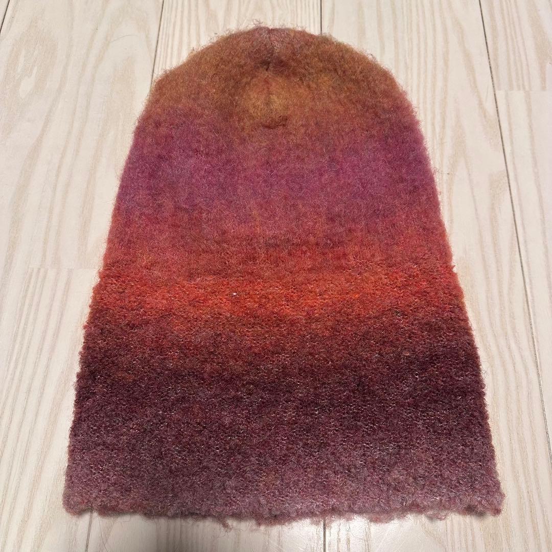 KAMIYA Dyeing ニット ビーニー オレンジ 新品
