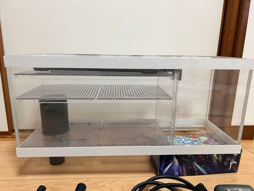 60cm上部濾過ウェット&ドライフィルターとレイシーポリプセット