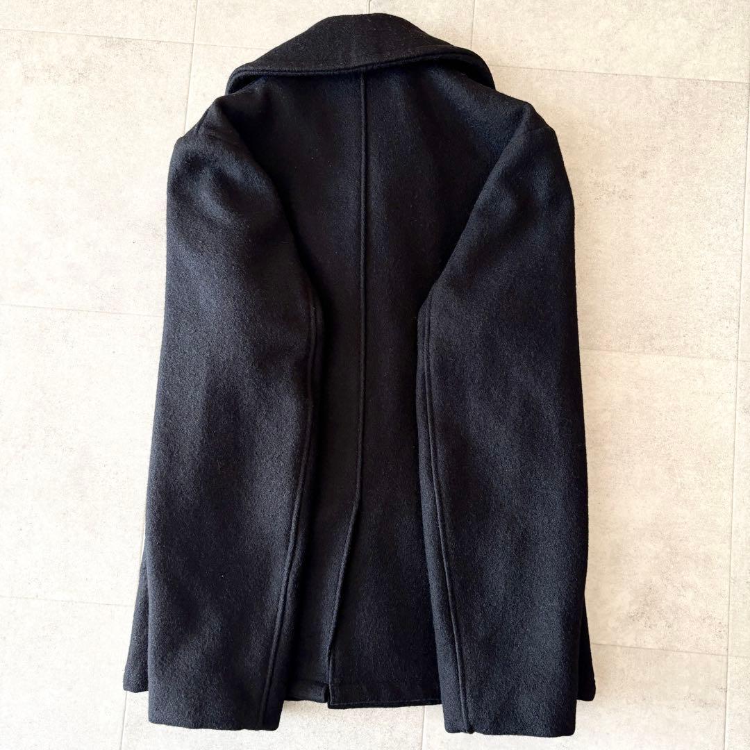 USA製✨️ショット シングルピーコート740N 34 黒 ウール メルトン