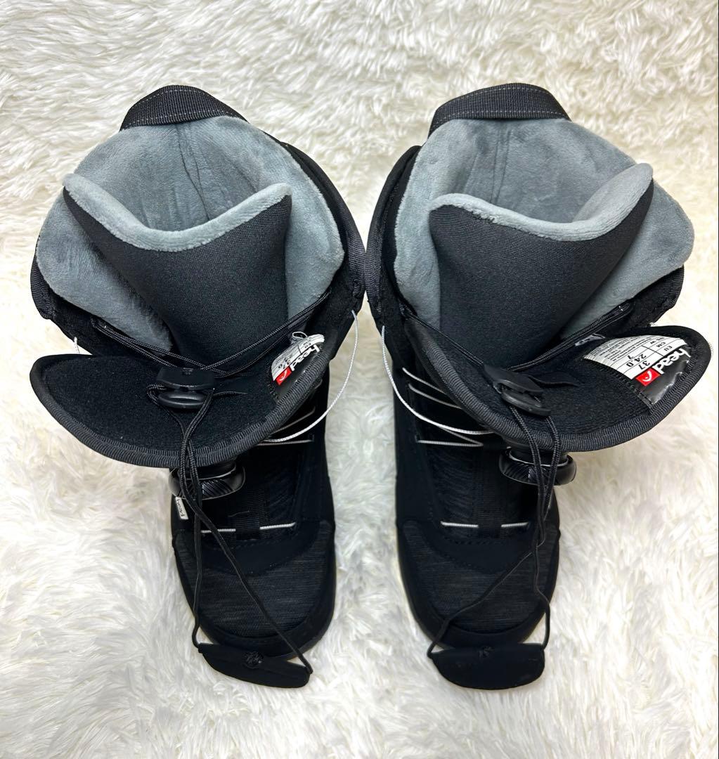 HEADスノーボードブーツブラック STRIKE BOA 24cm レディース