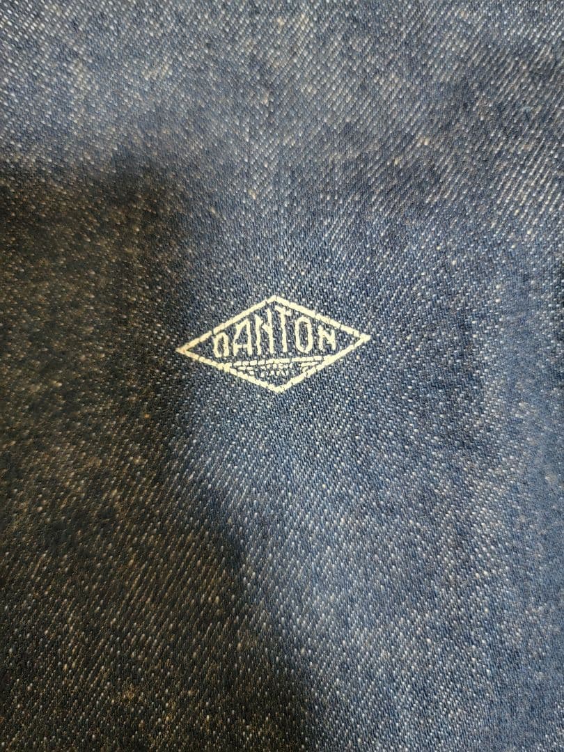 DANTON ダントン デニムカラーレスジャケット サイズ34