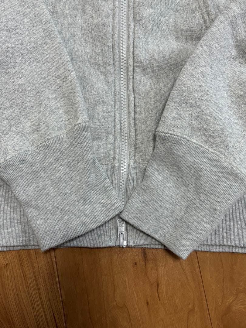 HOLIDAY REVERSE WEAVE ZIP HOODI グレー