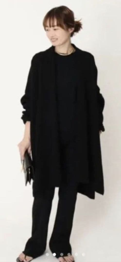 ドゥ―ズィエムクラス　ニットガウンショ―トコ―ト