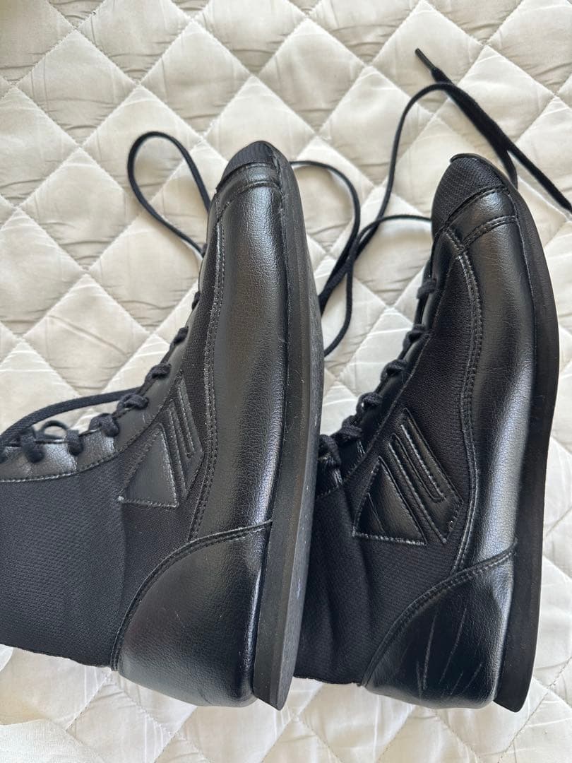 Winning ボクシングシューズ ブラック ハイカット