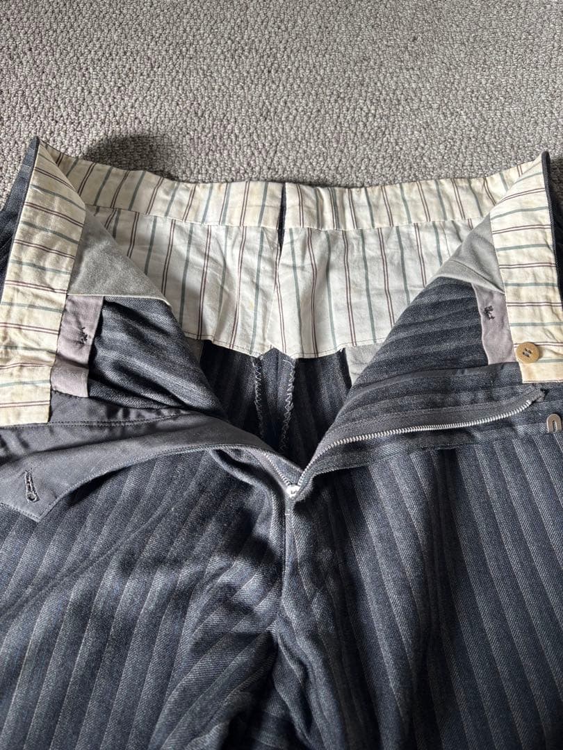 50s ヴィンテージ　シャドーストライプ　スラックス