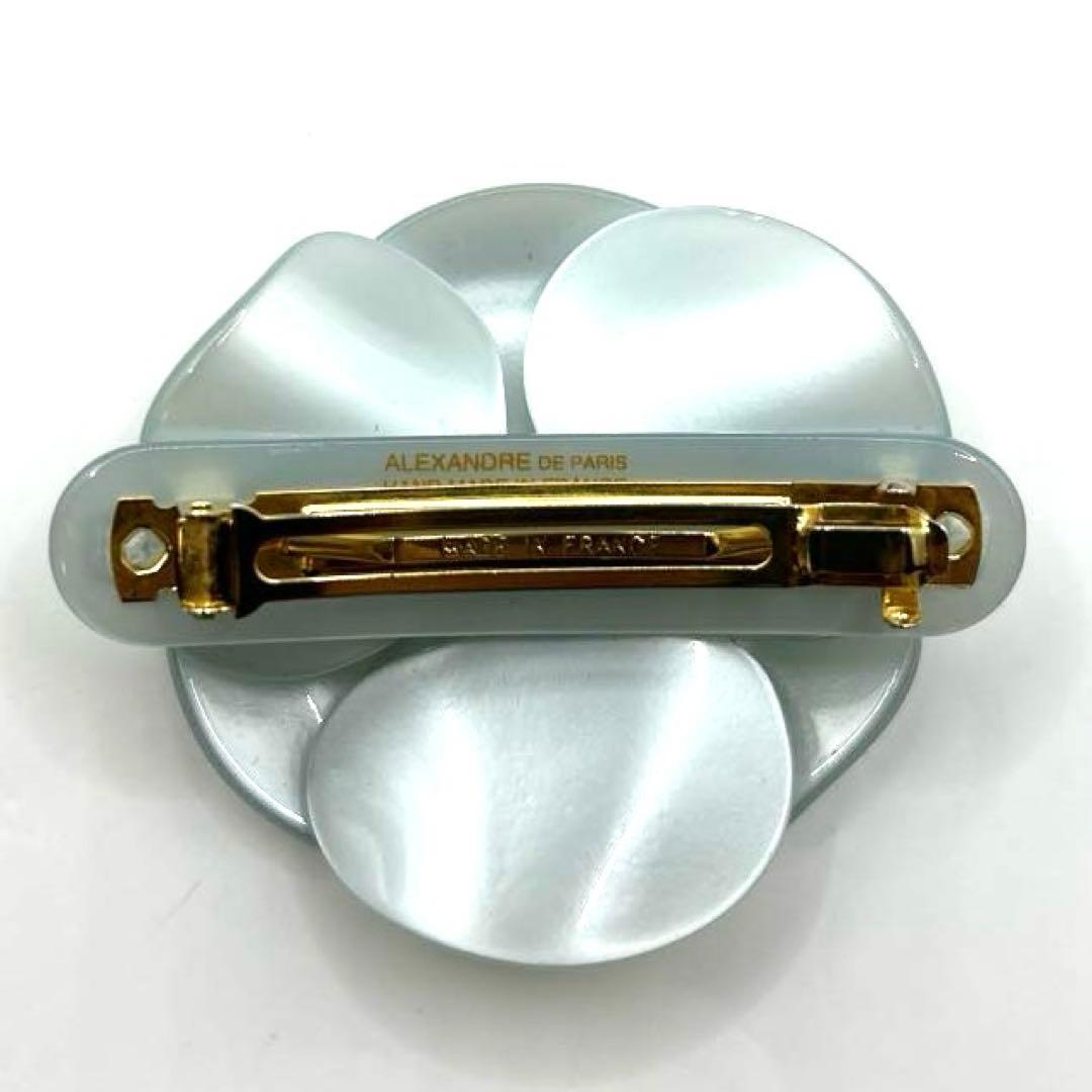 アレクサンドルドゥパリ　バレッタ　花　髪留め　ヘアアクセサリー　G186