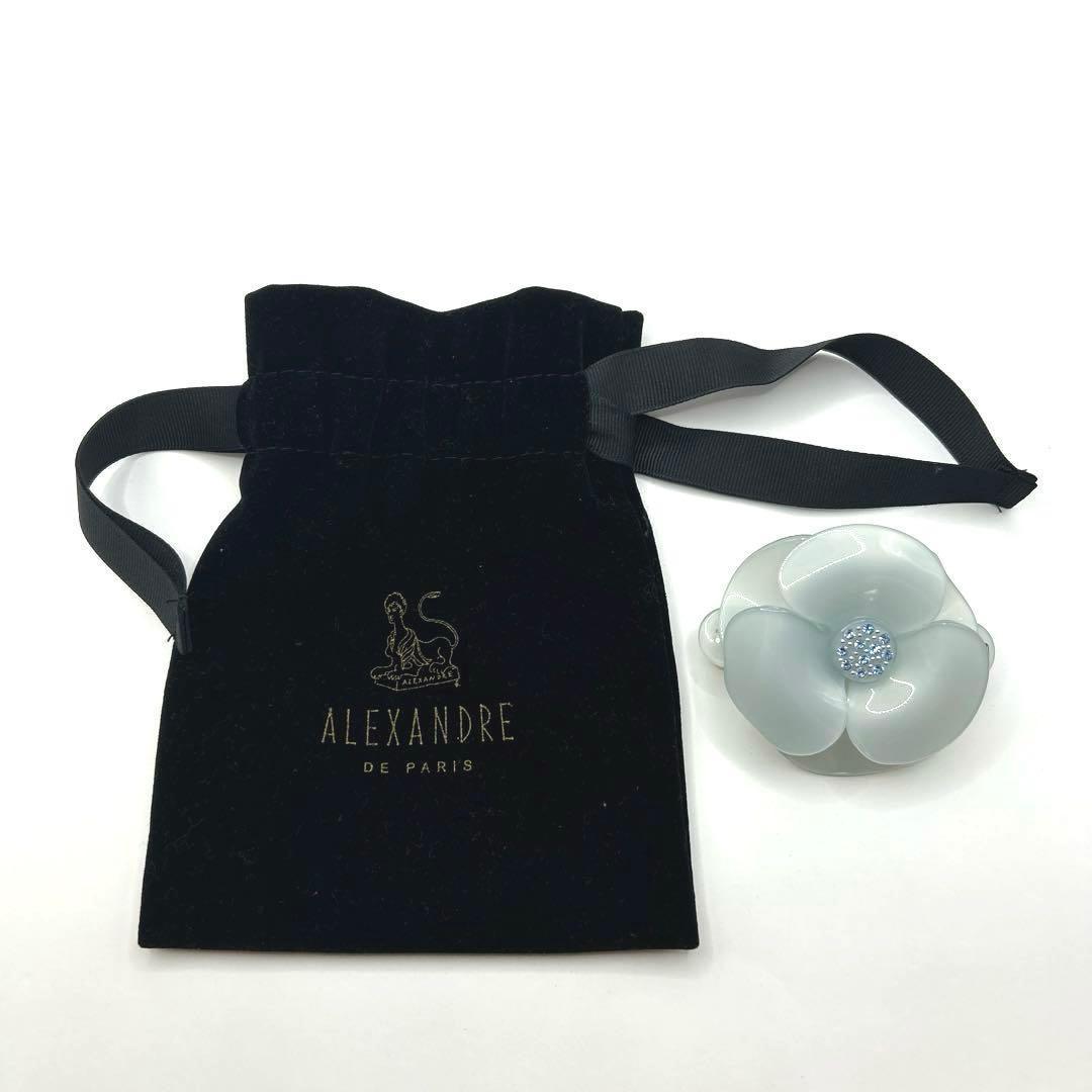 アレクサンドルドゥパリ　バレッタ　花　髪留め　ヘアアクセサリー　G186