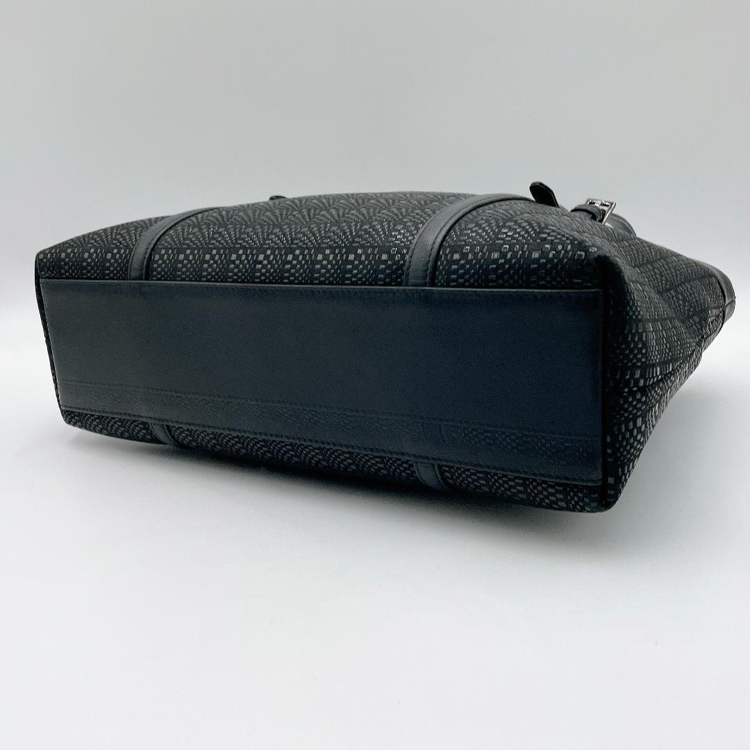 美品 印傳屋 印伝 市松模様 トートバック フォーマル ディアスキンf575