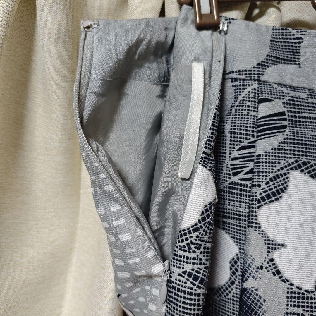 (訳あり)M'S GRACY エムズグレイシー プリーツフレアスカート LL