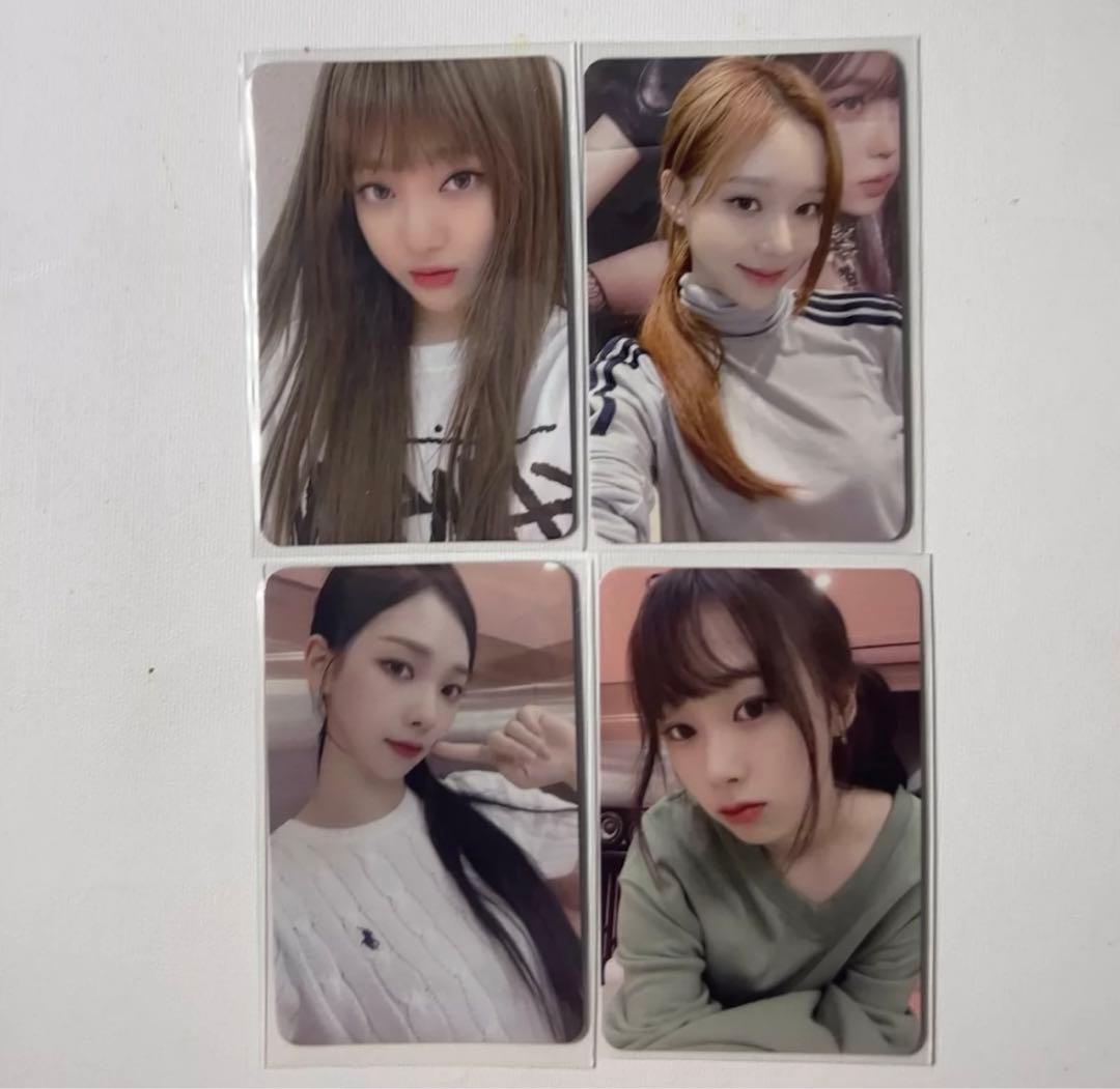 aespa Girls yizhiyu 中華 一直娯 サイン会 4枚コンプセット