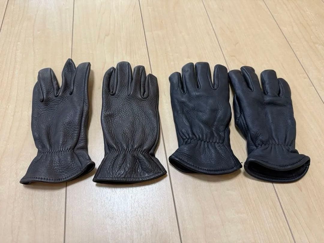 CHURCHILL レザーグローブ Sサイズ 2セット　チャーチル裏地アリとナシ