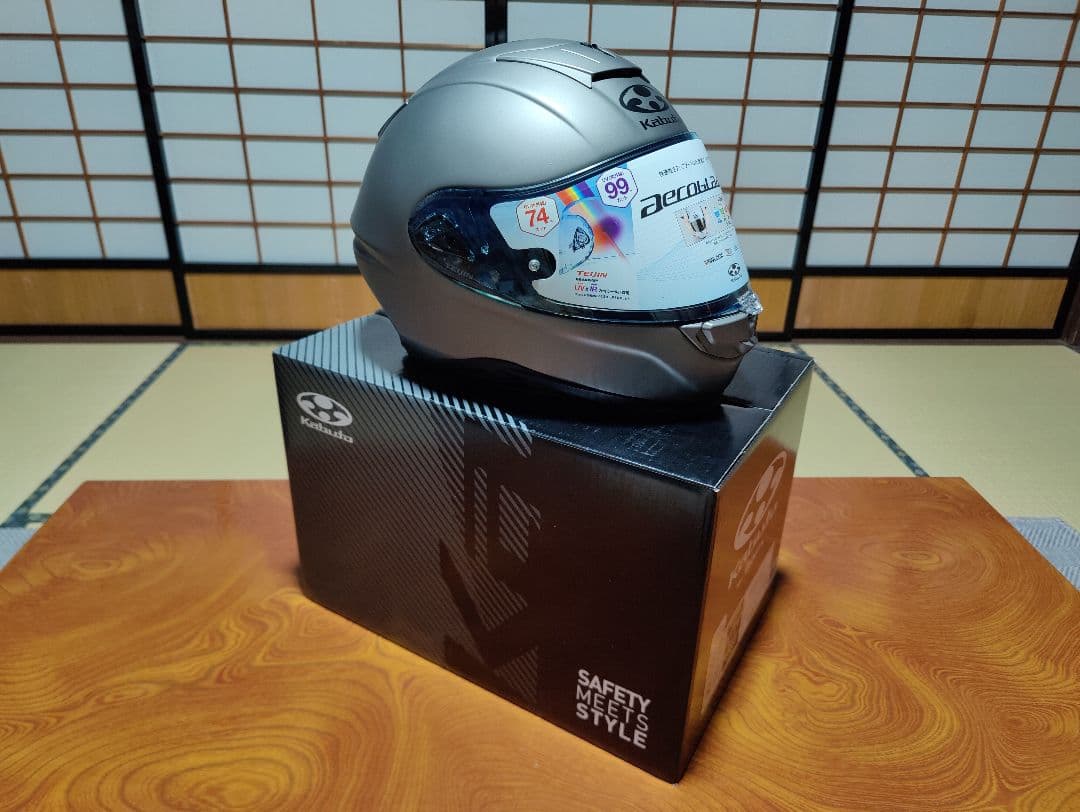 OGK Kabuto AEROBLADE-6 ガンメタル Lサイズ