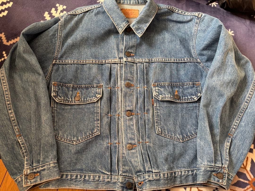levi's 70502 2nd デニムジャケット　オレンジタブ