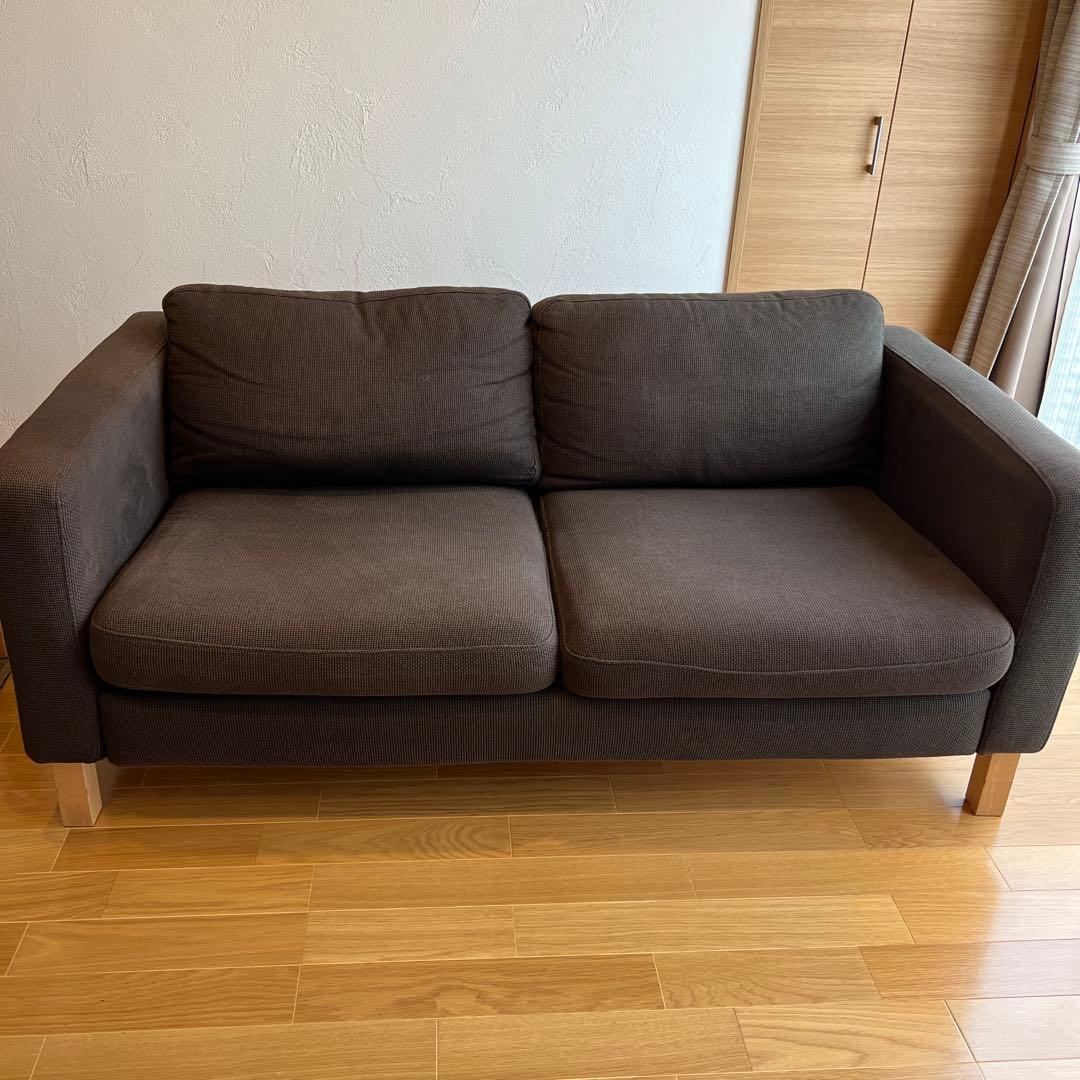 ※匿名配送メルカリ便　IKEA ソファ　カルルスタード　２人掛け
