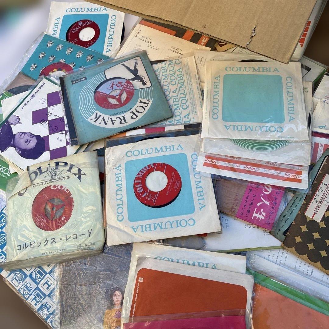 ‼️遺品整理‼️ ビンテージレコードまとめかなりまりますみかん箱ぐらいが1ケースお宝