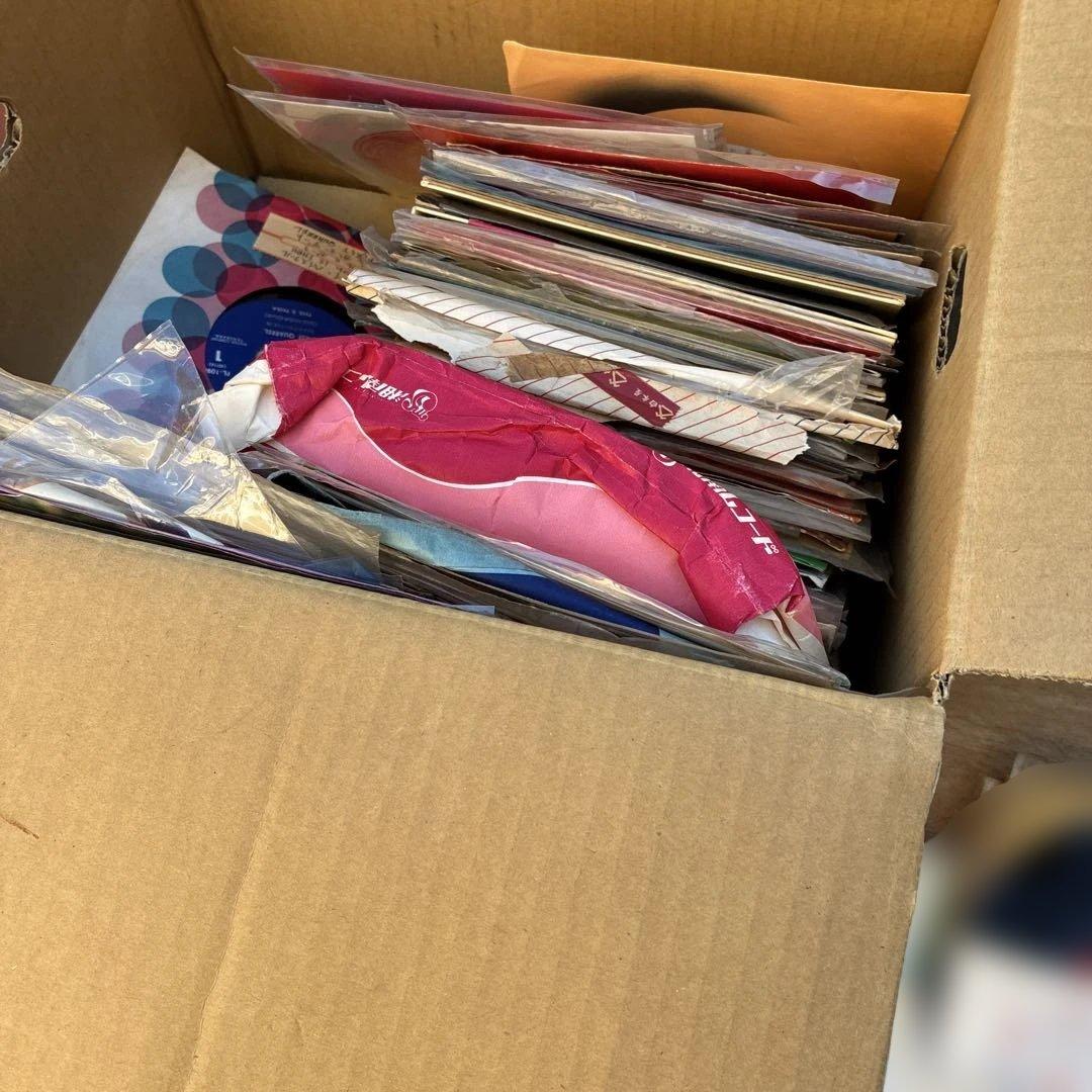 ‼️遺品整理‼️ ビンテージレコードまとめかなりまりますみかん箱ぐらいが1ケースお宝