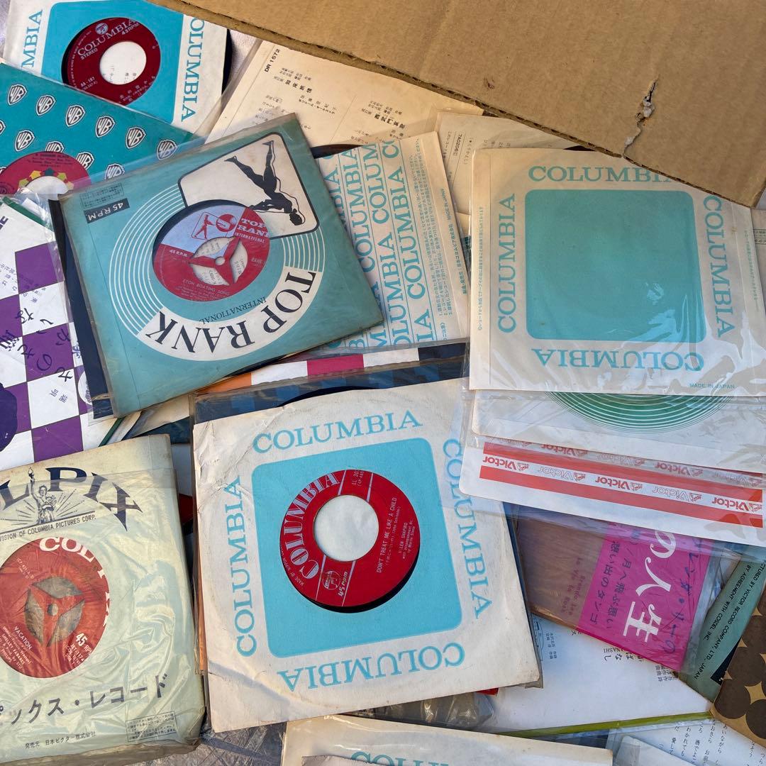 ‼️遺品整理‼️ ビンテージレコードまとめかなりまりますみかん箱ぐらいが1ケースお宝