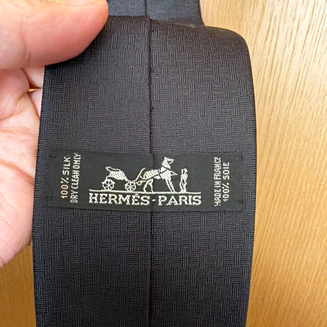 エルメス　HERMES ファソネ　H織り　ドラゴン　辰年　龍　ネクタイ