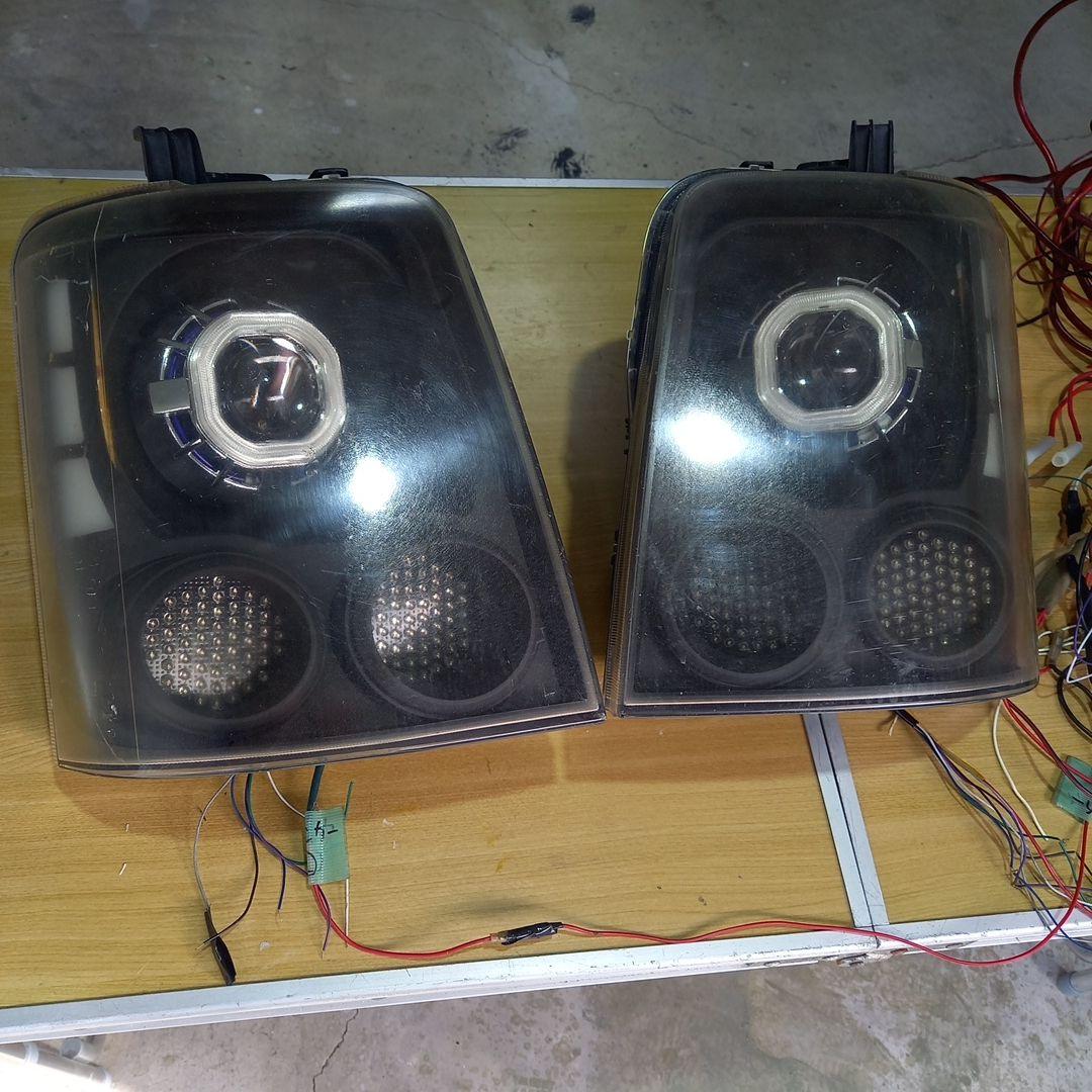 da64w エブリイワゴン ヘッドライト インナーブラック イカリング ジャンク