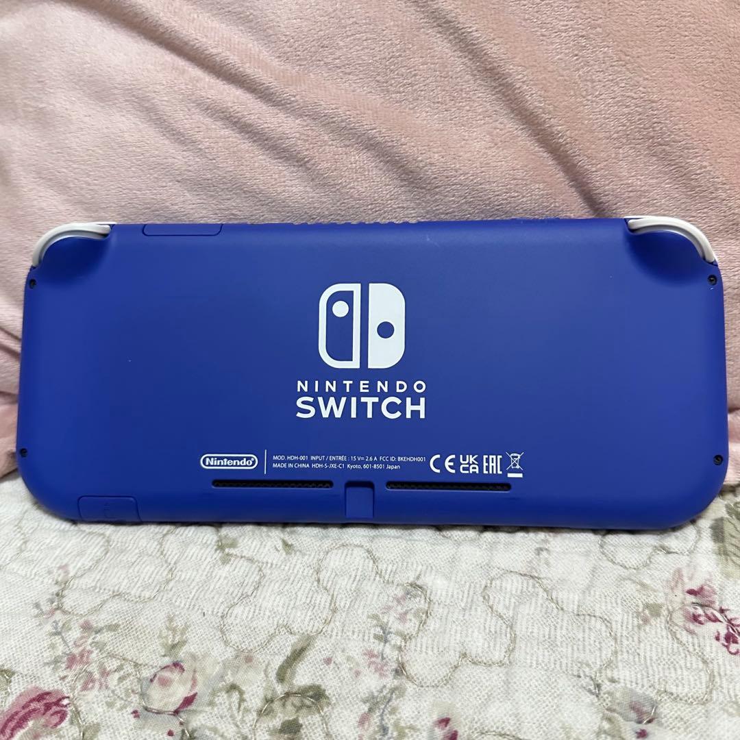 【美品✨】Switch Nintendo Lite ブルー 本体 箱あり