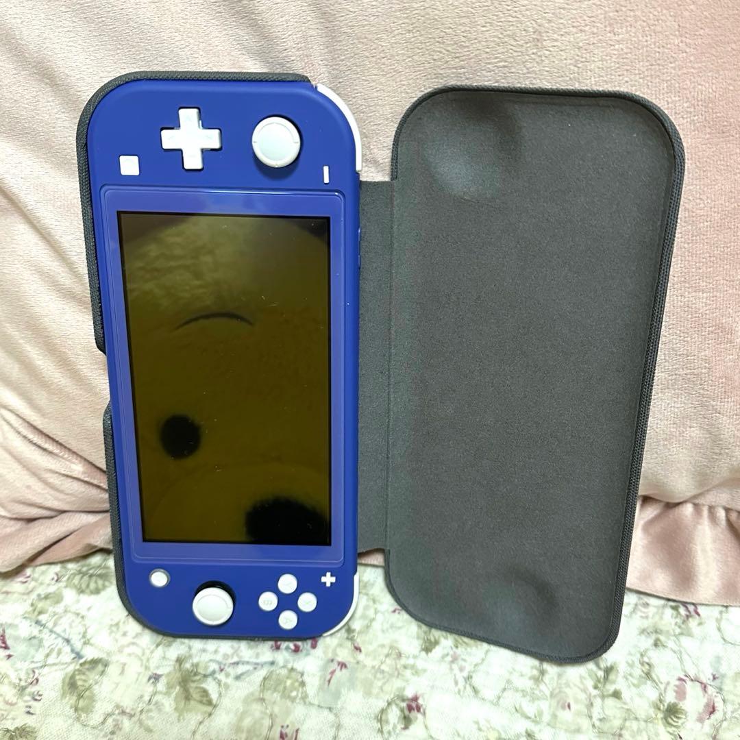 【美品✨】Switch Nintendo Lite ブルー 本体 箱あり