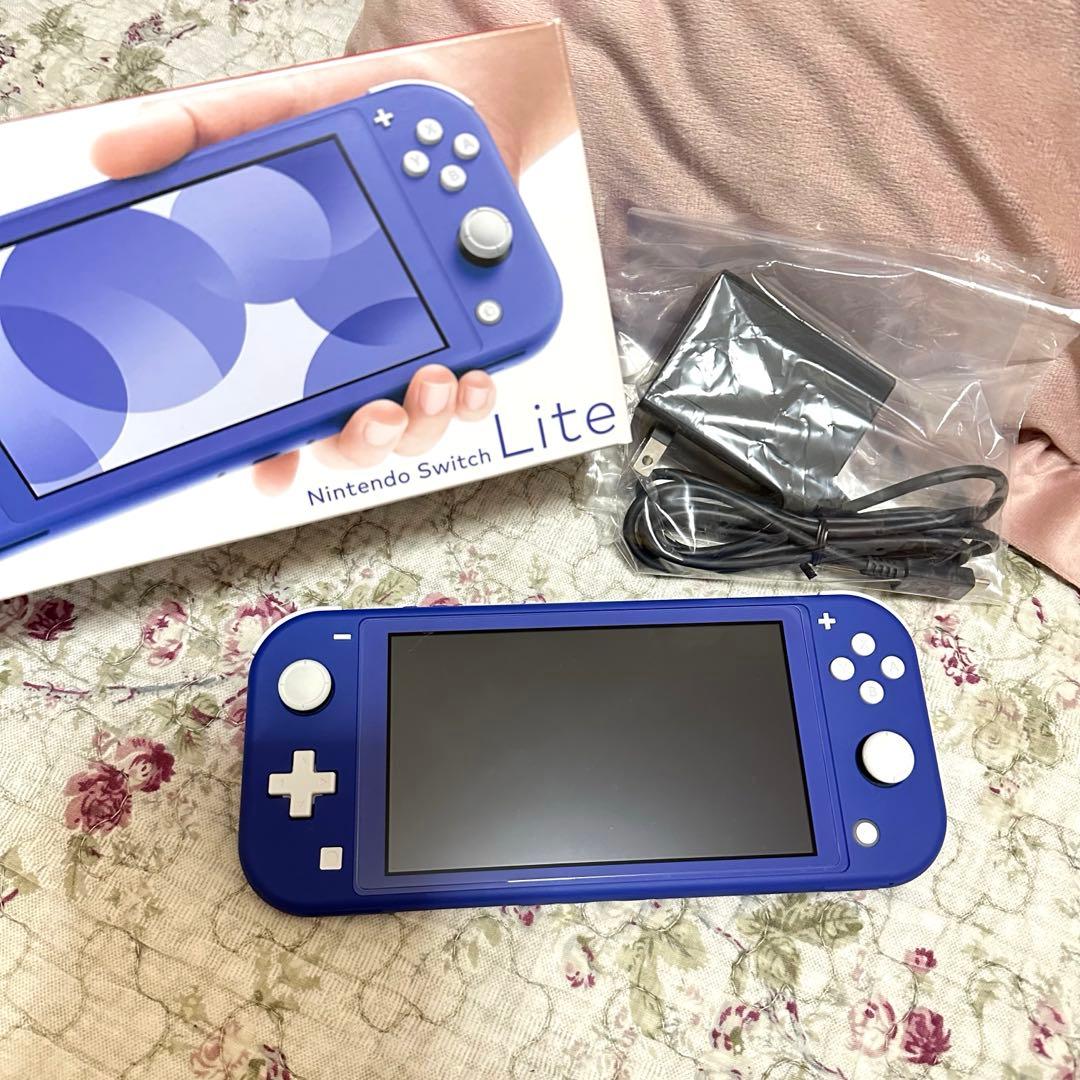【美品✨】Switch Nintendo Lite ブルー 本体 箱あり