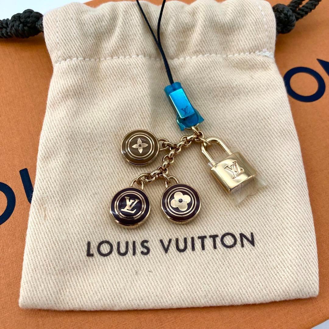 未使用 ルイヴィトン ビジューテレフォンヌ パスティーユ ストラップ チャーム