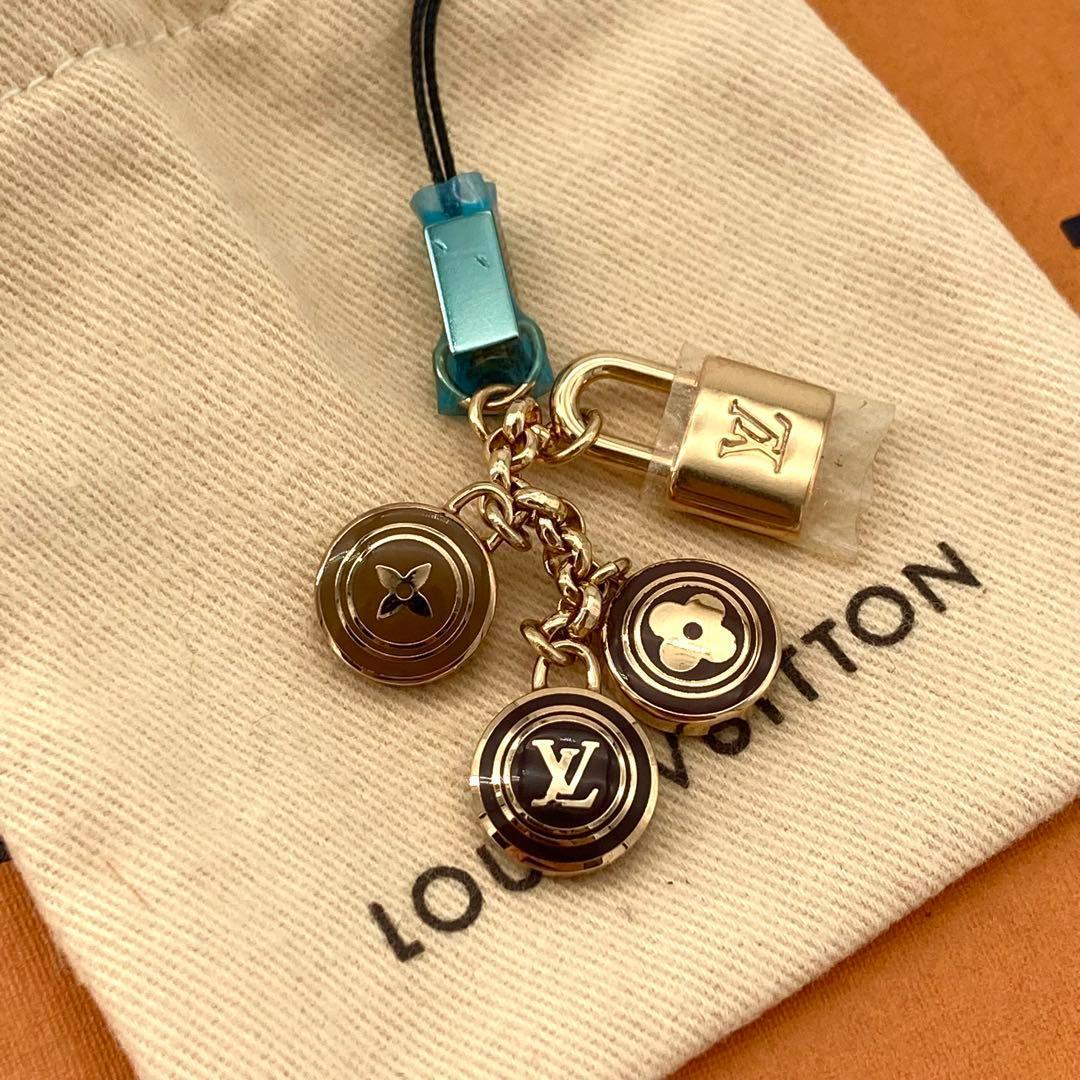 未使用 ルイヴィトン ビジューテレフォンヌ パスティーユ ストラップ チャーム