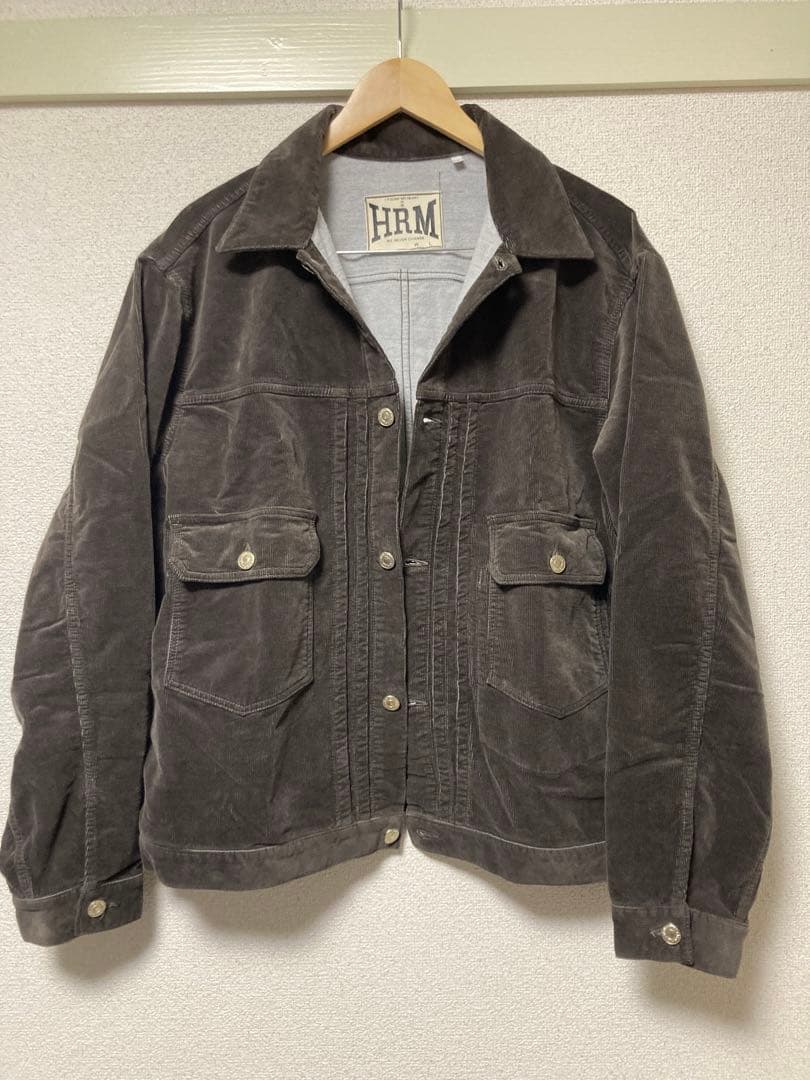 ブラッシュドバック ストレッチコーデュロイ トラッカージャケット