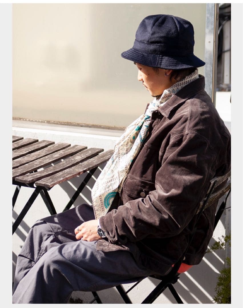 ブラッシュドバック ストレッチコーデュロイ トラッカージャケット