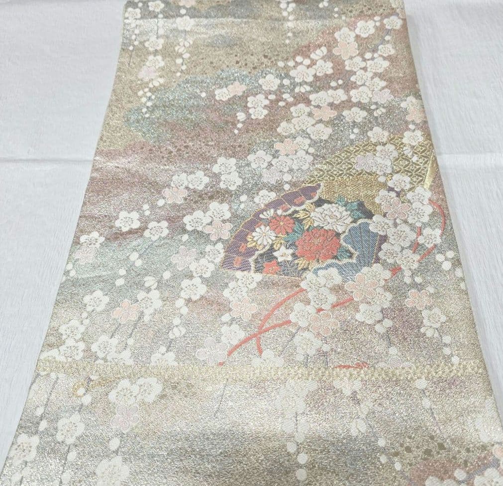 ライトパープル訪問着と袋帯・帯揚げ帯締めの4点フルセット