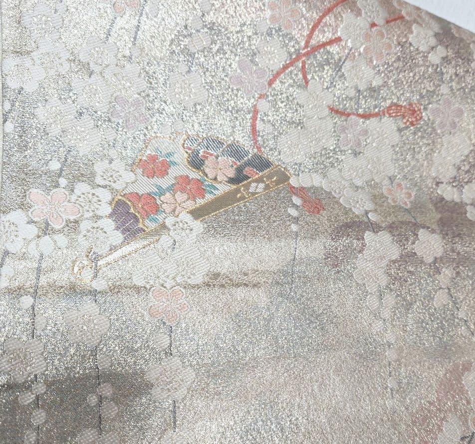 ライトパープル訪問着と袋帯・帯揚げ帯締めの4点フルセット