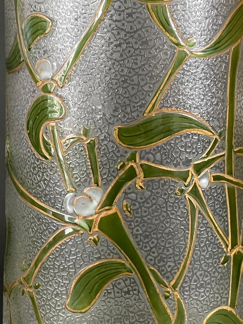 超大型オールドバカラエナメル彩にてヤドギリの花美品希少断捨離シャリ君専用❗️