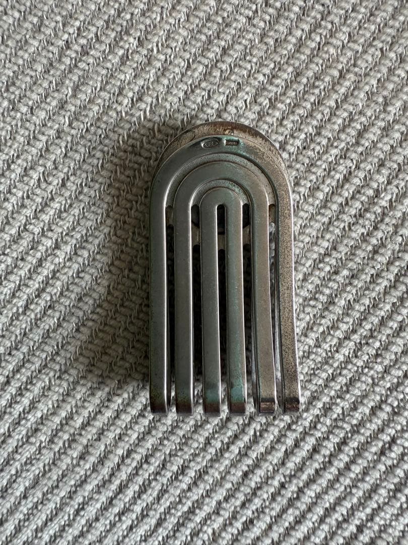 BVLGARI( ブルガリ )オニキス シルバー マネークリップ