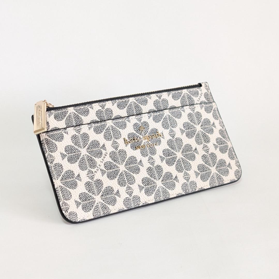 【新品未使用】Kate Spade 折財布 クローバー ケース