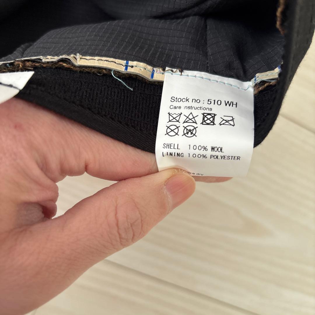 CPH 510 ブラウン ツイード ヘリンボーン キャスケット