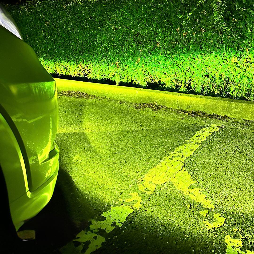 裂光　33800lm PSX26W ハイエース用 ライムイエローフォグランプ！