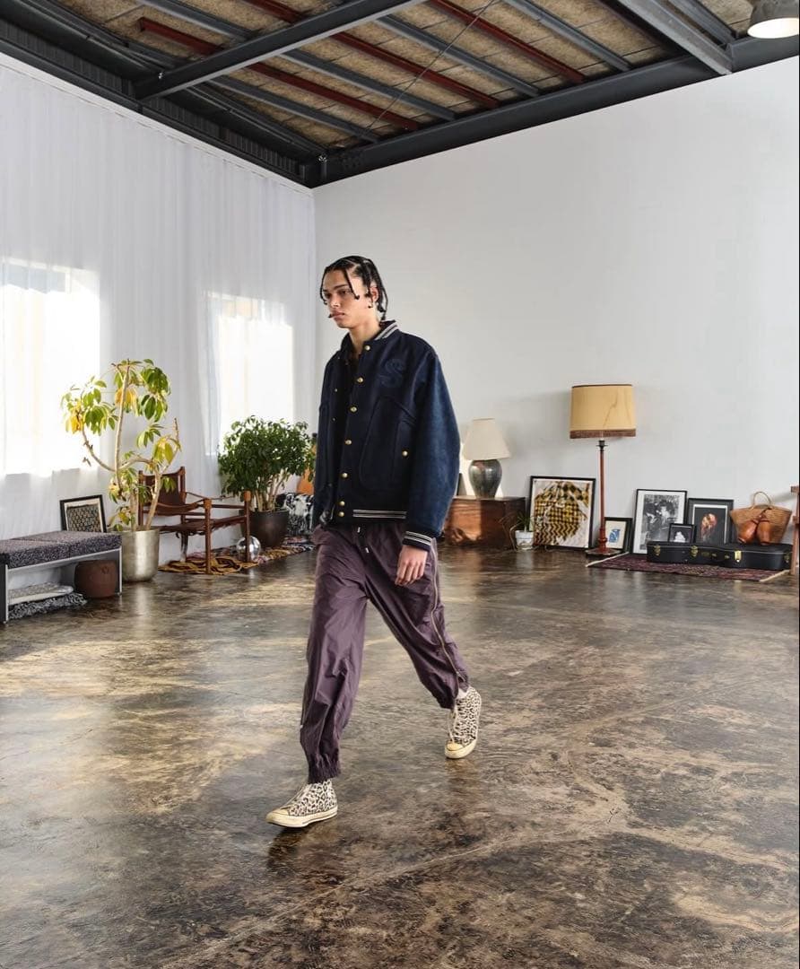 SUGARHILL　スタジャン　ネイビー