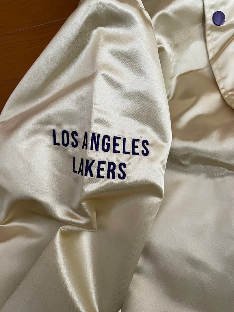 Mitchell&Ness ミッチェルアンドネス　スタジャン　レイカーズ　NBA