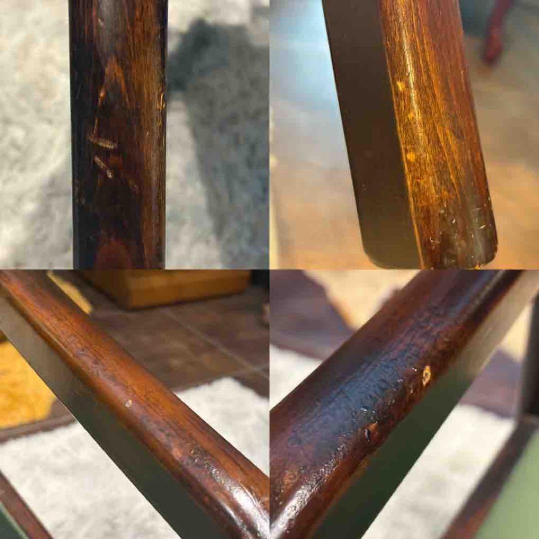 ①karimoku カリモク　アームチェア　ダイニングチェア　アンティーク　IZ